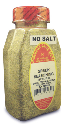 Marshall's Creek Spices Kosher Sin Sal, Condimento Griego, 1
