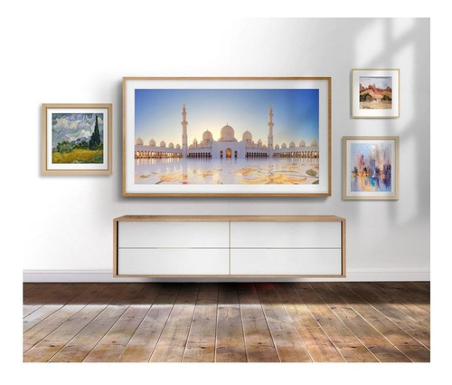 Imagen 2 de 4 de Smart Tv Samsung 65'' The Frame Qled 4k Tv Modo Arte Beige