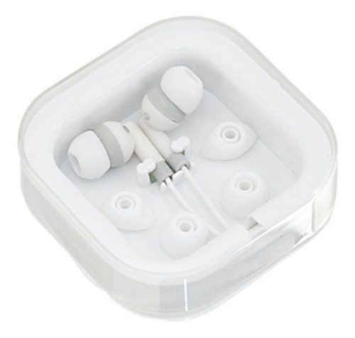 Set De Audífonos / Auriculares + Caja Transportadora Pvc