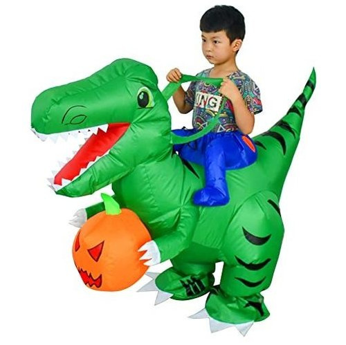Funslane Disfraz De Dinosaurio Inflable De Halloween Para Ni