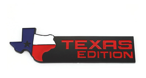 Emblema Texas Edition Negro Pickup Ford F-150 Lobo Ranger