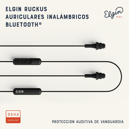 Auriculares Bluetooth Inalámbricos Elgin Ruckus, 25 Db 4c