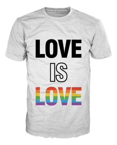 Camiseta Orgullo Love-3 Arcoiris Bandera Lgbt