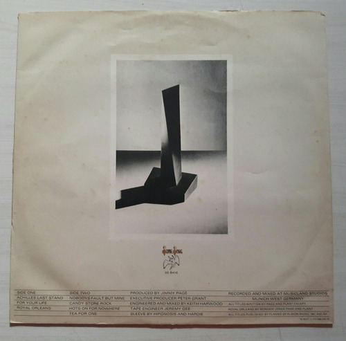 Lp Presence - Led Zeppelin (Usado)