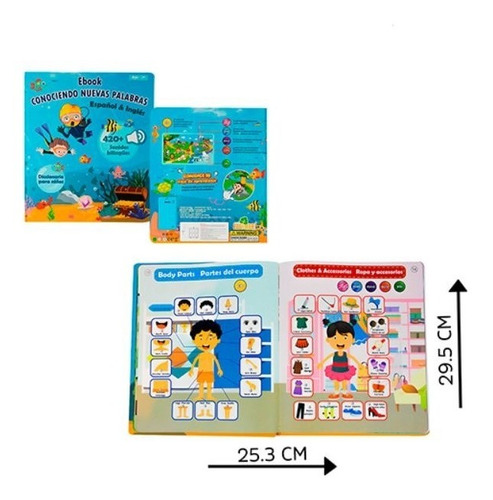 Imagen 4 de 5 de Libro Electrónico Conociendo Nuevas Palabras (esp. / Inglés)