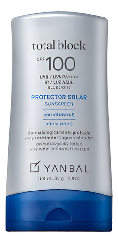 Bloqueador Solar Spf100 Total Block Yanbal - Unique