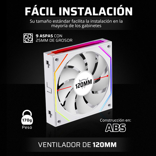 Kit 3 Ventiladores Magenticos Para Pc Eolox Link Exl95 Led Negro