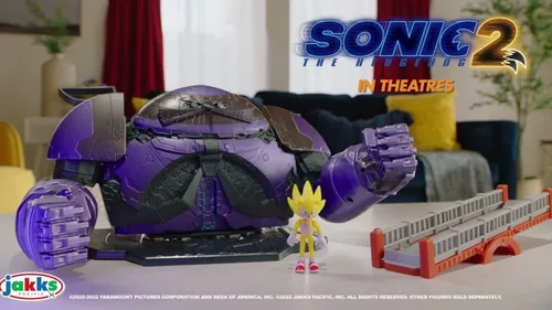 Boneco Sonic 2 The Hedgenog Batalha Robô Do Eggman Candide