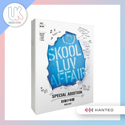 Cd Album Bts Skool Luv Affair Special Addition Cd + 2dvds