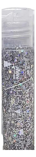 Glitter En Gel Colores 20gr X1u Luyagus Color Plateado