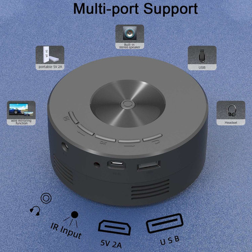 . Mobile Projector Yt200 Mini Led Hd Home Projector 2024
