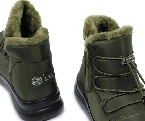 Bota Bot n Peluche Dama Afelpada Mujer Nieve Furor Corta 89