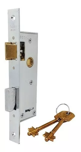 Cerradura Puerta Exterior Angosta Rectangular Kallay 3002