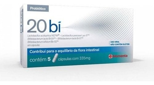 20bi Suplemento Probiótico C/ 5 Cáps Original