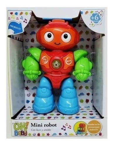 Mini Robot Interactivo Ok Baby Apartir De 6 Meses
