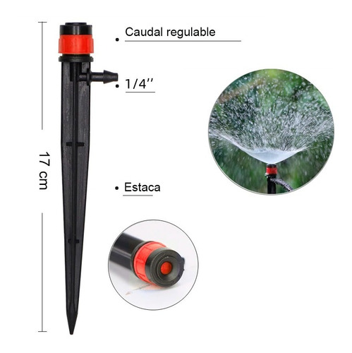 Kit Riego Por Goteo Para 30 Macetas Irritec Kit30 Aquaflex