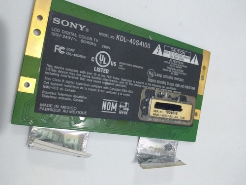 Fs Hbc2lv2 4 Tcon Sony Kdl 40s4100 Serie 9hc (Usado)