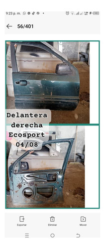 Puerta Delantera Derecha Ford Ecosport