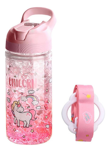 Unicorn Bottles For Girls, Cute Cup With Straw And Safe...