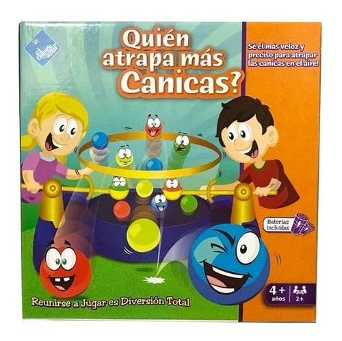 Juego De Mesa Quien Atrapa Más Canicas Bolitas El Duende Azu