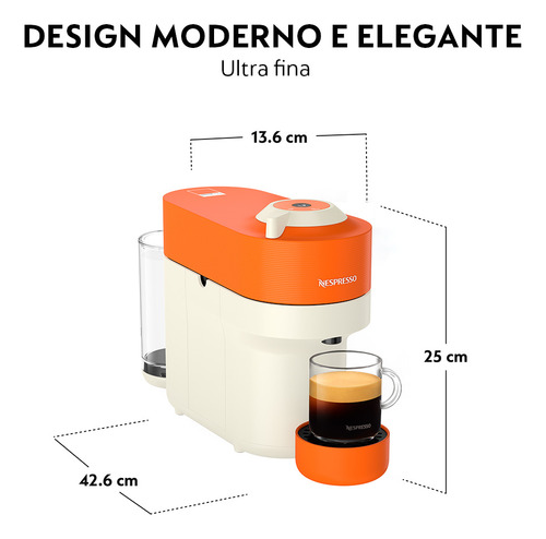 Cafeteira Nespresso Vertuo Pop Pantone Edição Limitada 110v