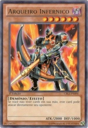 Yu-gi-oh Arqueiro Inférnico - Raro