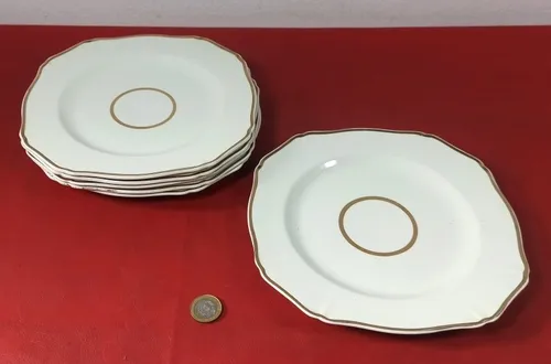 Platos Antiguos Loza Inglesa Alfred Meakin x6 Vajilla