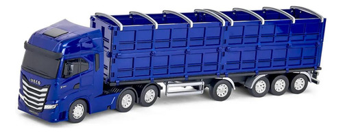 Carro/Caminhonete em miniatura Iveco S-Way 2022 1:30 azul-escuro