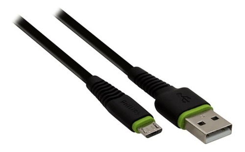 Imagen 4 de 5 de Cable De Carga Micro Usb Philips Dlc1530u 1.2mts