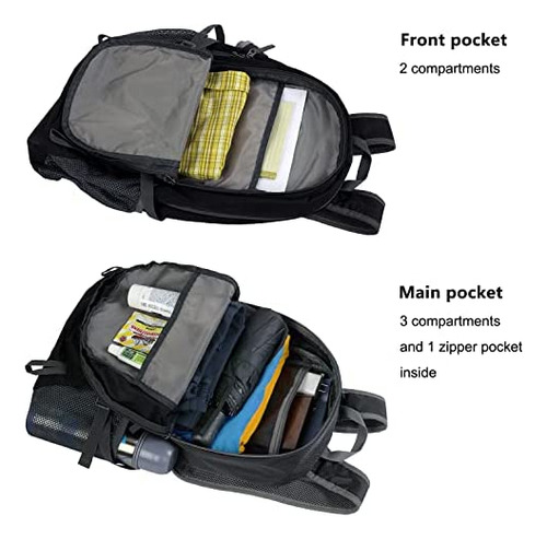 Vimapo Mochila De Senderismo Plegable 40l, Mochila De Viaje