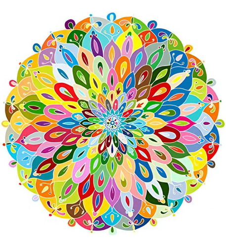 Bgraamiens Puzzle-blooming Color-1000 Piezas Color Challenge