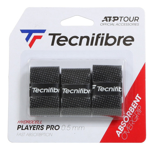 Overgrip Tecnifibre Pro Players Atp - Cartela 3 Unidades