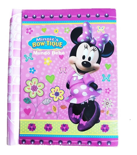  Álbum Diario De Fotos Bebe Mickey Minnie Recuerdos Grande