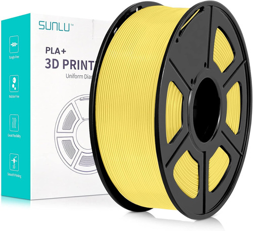 Filamento 3D PLA Sunlu de 1.75mm y 1kg amarillo limon