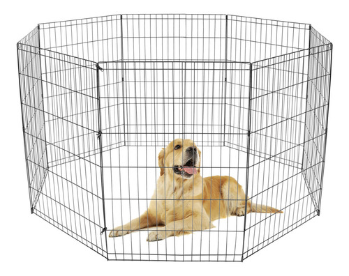 Corral De Juego Para Perros 8 Paneles 36'' Ideal Para