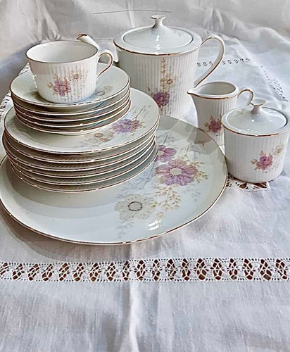 Juego De Té Y Masas De Porcelana Verbano