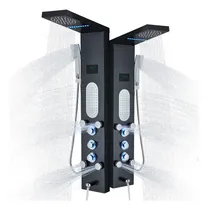 Comprar Grifo De Ducha De Baño Con Luz Led, Panel De Ducha, 5 En 1 Senleseen