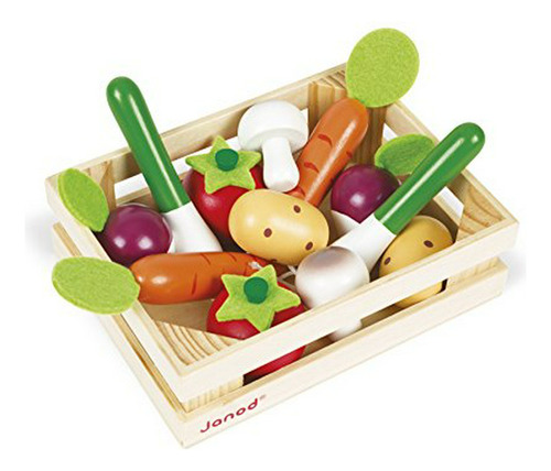 Set De Verduras De Madera Janod - 13 Piezas - Edades 3+