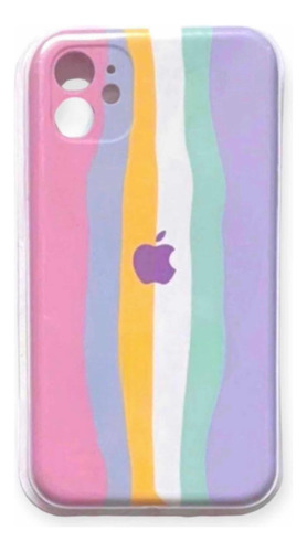 Capinha P/ iPhone 11 Colorida Aveludada Candy + Plc