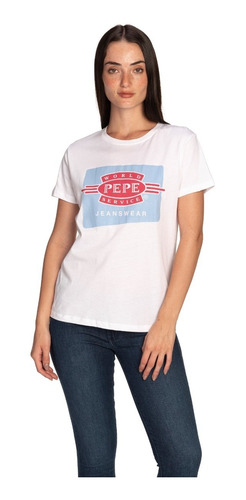 Playera Pepe Jeans Mujer Estampado Al Frente