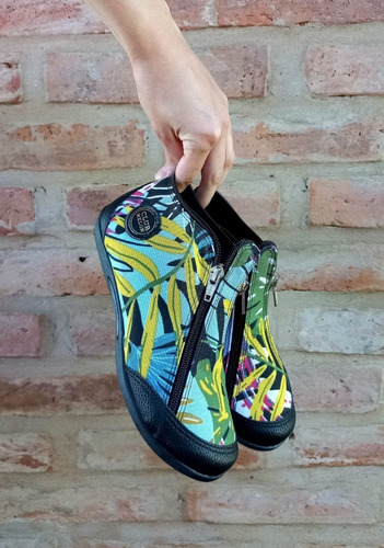 Zapatillas De Diseño Sin Cordones Con Cierres Deporte Envios