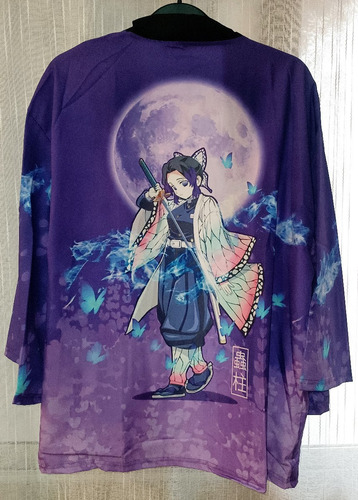 Imagen 2 de 4 de Shinobu Kocho Haori Cosplay Kimetsu No Yaiba