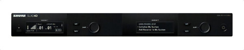 Sistema Inalámbrico Dual C/micrófono Mano Shure Slxd24d/sm58 Color Negro
