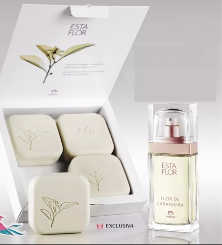 Perfume Natura Esta Flor De Laranjeira+caja Jabones Exclusiv | Envío gratis