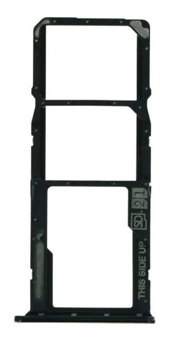 Bandeja Porta Sim Dual Para Motorola E6 Play Xt2029 Negro