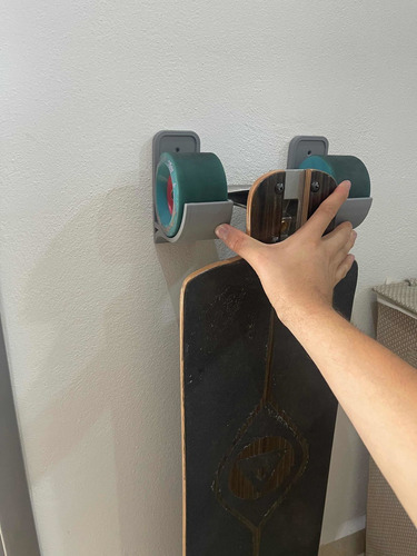 Soporte Vertical Para Pared Longboard 85 Mm