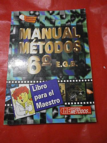 Manual Métodos 6º Egb Libro Para El Maestro Ed. Métodos 1997
