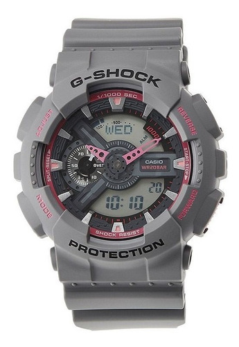 Reloj Casio G-shock Gris Rosa Ga-110ts-8a4 100% Original 