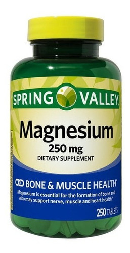 Magnesio Premium Magnesium Huesos 250mg 250 Caps Eg C25