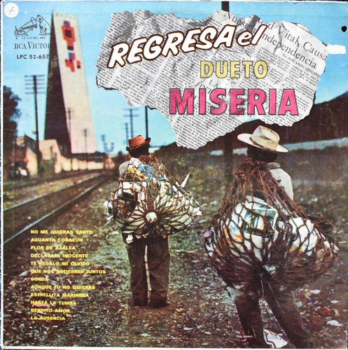 Regresa El Dueto Miseria Con La Orquesta De Chucho Ferrer Lp